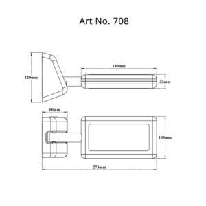 Foot Rest (Wall Mounted)