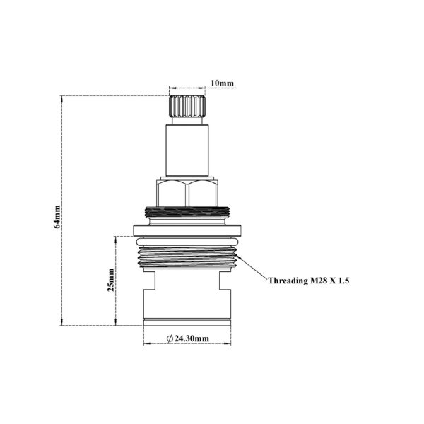 Medium Tall Spindle