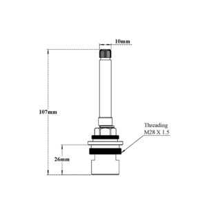 Concealed Long Spindle