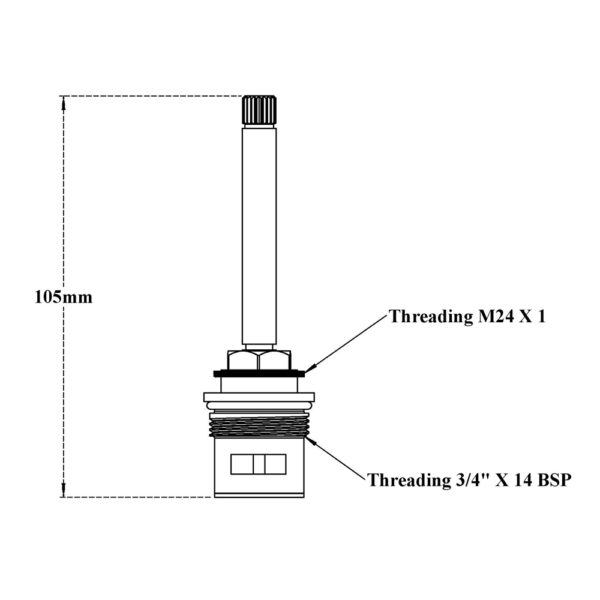 Concealed Long Spindle