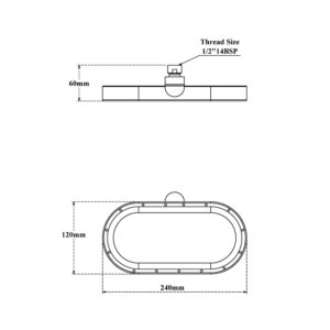 Rain Shower-Oval Ring