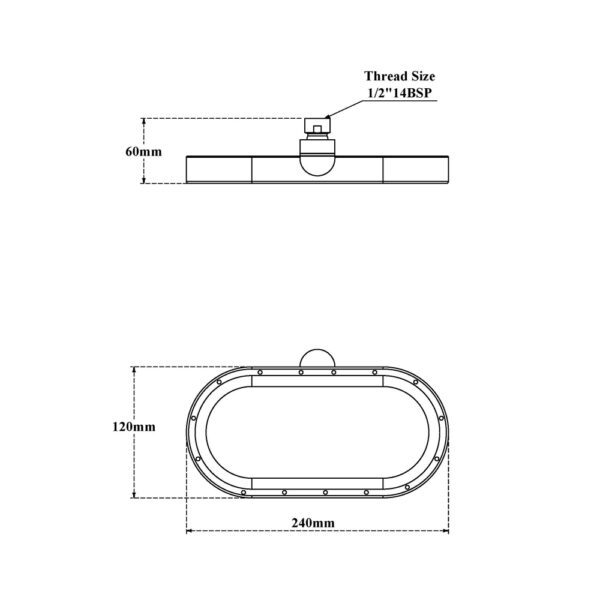 Rain Shower-Oval Ring