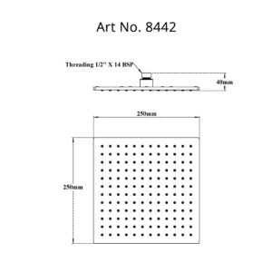 Rain Shower Square