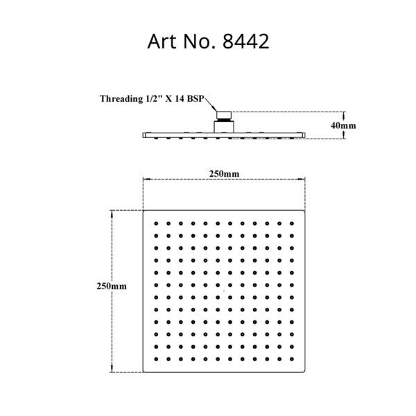 Rain Shower Square