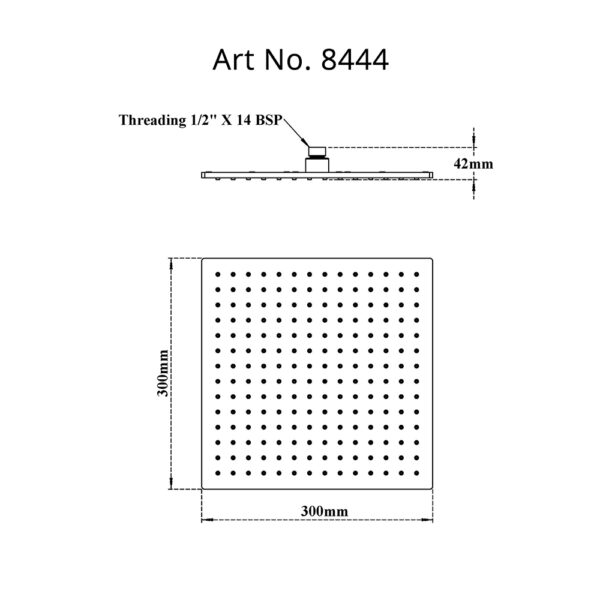 Rain Shower Square