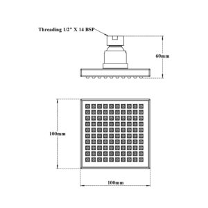 Rain Shower-Square