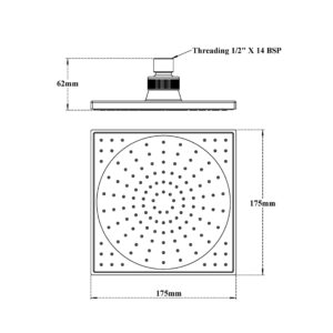 Rain Shower-Square