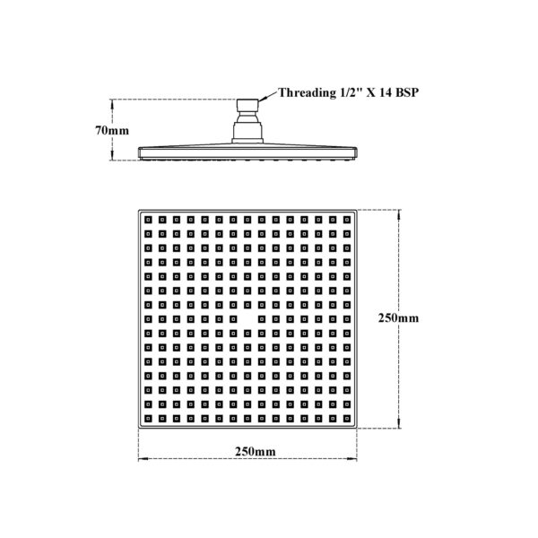 Rain Shower-Square