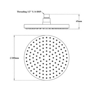 Rain Shower-Round