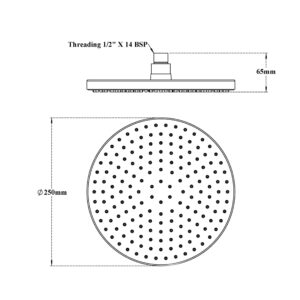 Rain Shower-Round