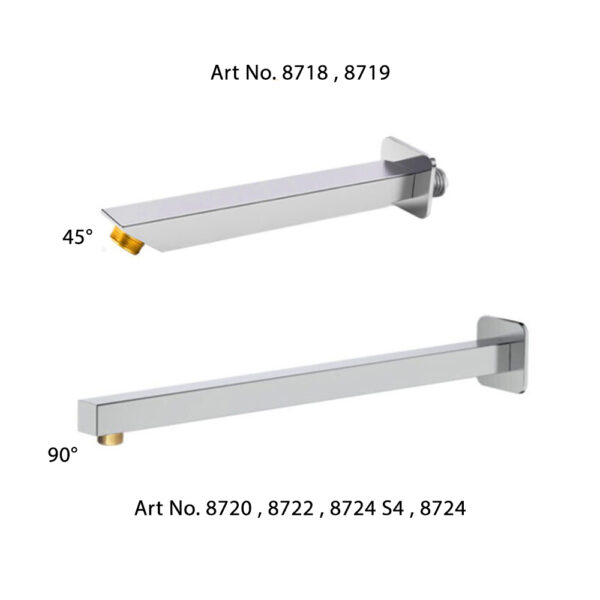 Shower Arm Square