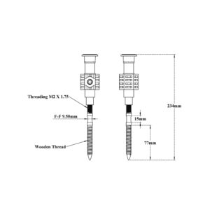 Rack Bolt Set for Blind Installation